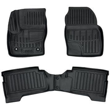 Car Mats with raised edge set 4 pcs Ford C-Max 2010 - 2019 (II hybrid) Black SOVA-PL