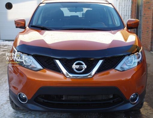 Дефлектор капота Nissan Rogue Sport 2017-2019 гладкий FormFit HD13Q17 HD13Q17. фото