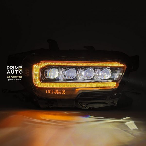 Lampy przednie Toyota Tacoma 2016- 2025 LED NOVA seria chrom AlphaRex 880706