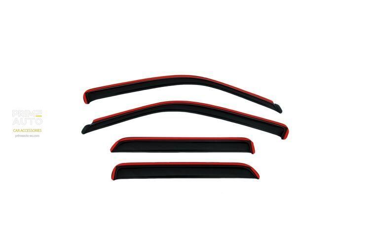 Window Deflectors 4 pcs Set Cadillac ESCALADE ESV 2021 - 2026 Ventvisor IN-CHANNEL Dark Smoke AVS 194716