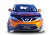 Дефлектор капота Nissan Rogue Sport 2017-2019 гладкий FormFit HD13Q17 HD13Q17. фото 1