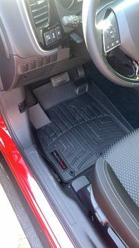 Covorașe cauciuc 3D Liners faţă Mitsubishi ASX 2010 - 2024 negru WeatherTech 446511
