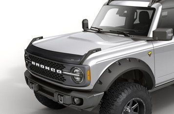 Hood Spoiler Ford Bronco 2021 - 2026 Aeroskin Dark Smoke AVS 322183