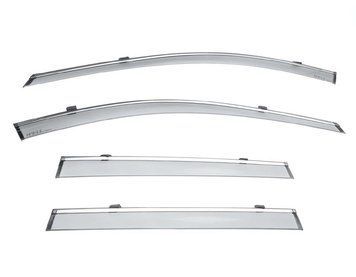 Дефлектори вікон к-т 4 шт з хромованим молдингом Cadillac XT6 2020 - 2025 Wellvisors 3-847CA011 3-847CA011 фото