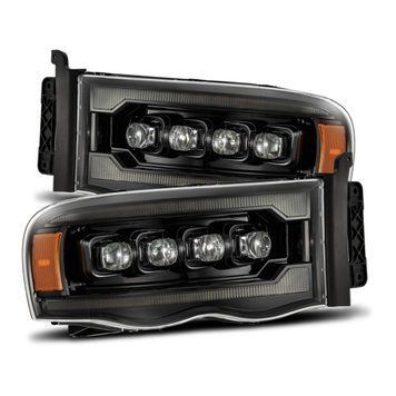 Lampy przednie RAM/Dodge Ram 1500 Classic 2002-2005 LED NOVA seria kolor Alpha-Black AlphaRex 880566