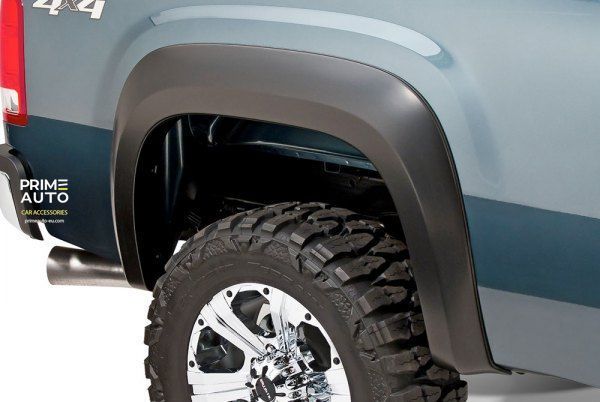 Extensoare pentru pasajele roții set 4 piese GMC Sierra 1500 2007-2013 Extended-A-style negru Bushwacker 40952-02