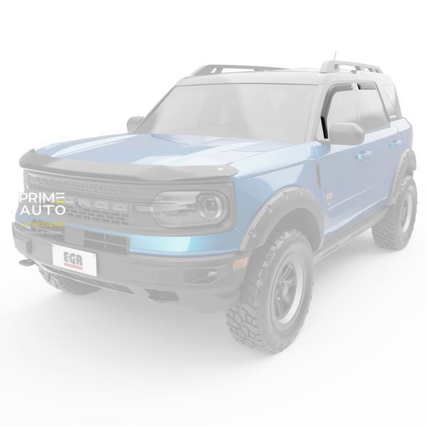 Owiewki do szyb samochodowych num 4 szt wstawiony Ford Bronco Sport 2021 - 2024 ciemny matowy EGR 573565