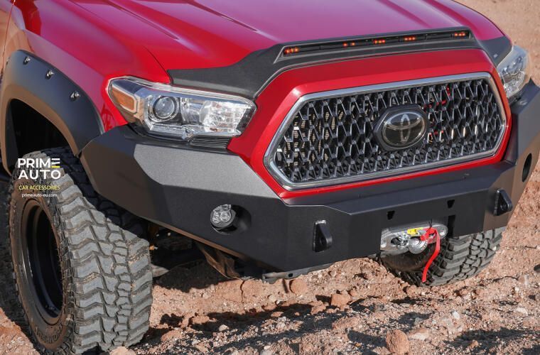 Deflektor maski Aeroskin Toyota Tacoma 2021 - 2025 magnetyczny szary metaliczny AVS 753079
