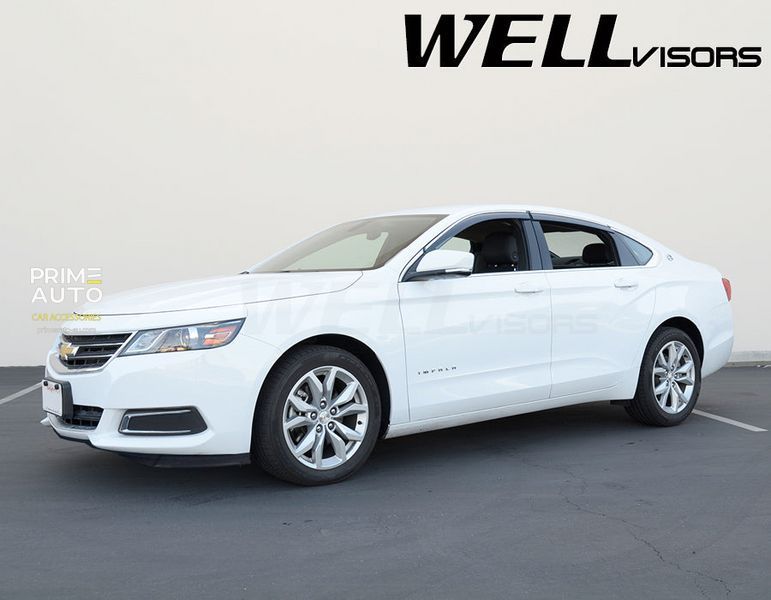 Дефлекторы окон к-т 4 шт с хромированным молдингом Chevrolet Impala 2014 - 2020 Sedan Wellvisors 3-847CH026 3-847CH026 фото