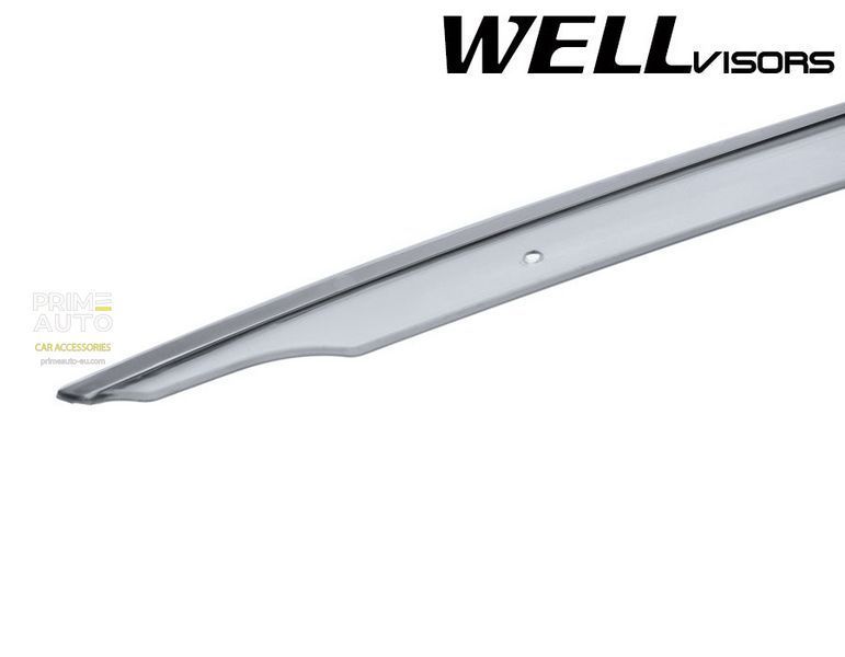 Дефлекторы окон к-т 4 шт Premium серия Nissan Frontier 1999 - 2004 Crew Cab Wellvisors 3-847NS012 3-847NS012 фото