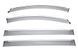 Window Deflectors 4pcs Set with Chrome Trim Chrysler Pacifica;Voyager 2017-2025 Wellvisors 3-847CY001