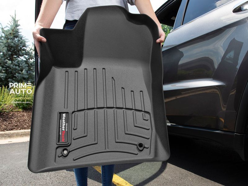 Covorașe cauciuc 3D Liners faţă &icirc;ntreg GMC Sierra 1500;Sierra 2500;Sierra 3500 2019 - 2024 negru WeatherTech 4414911