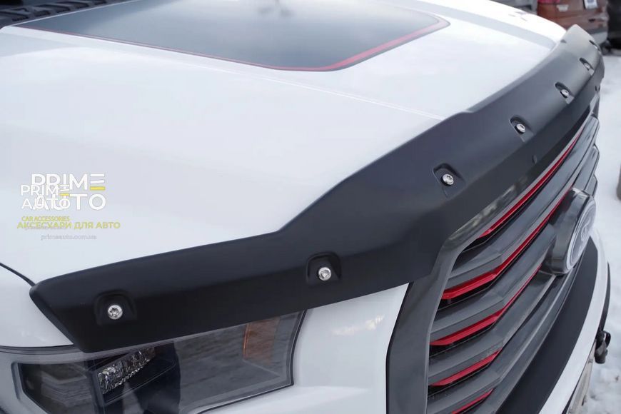 Дефлектор капоту Tough Guard Ford F-150 2021-2022 текстурований FormFit TG8A21 TG8A21 фото