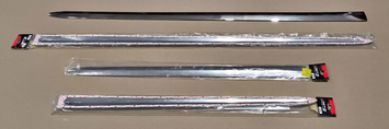 Universal door molding set 4 pcs chrome (2pcs 600 mm 2pcs 900 mm) Clover DP2 900/600