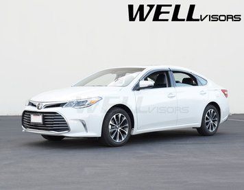 Window Deflectors 4pcs Set with Chrome Trim Toyota Avalon 2013-2018 Wellvisors 3-847TY050