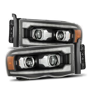 Lampy przednie RAM/Dodge Ram 1500 Classic 2002-2005 LED LUXX seria czarny AlphaRex 880567