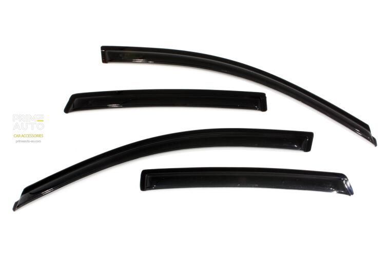 Window Deflectors 4 pcs Set Honda CR-V 2012-2016 Ventvisor OUTSIDE MOUNT Smoke AVS 94485