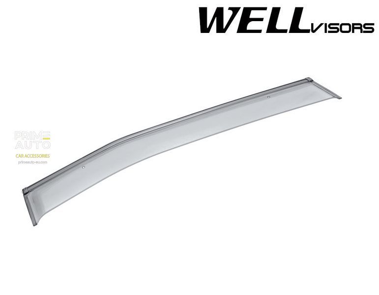 Дефлекторы окон к-т 4 шт с черным хромированным молдингом Nissan Xterra 1999 - 2004 Wellvisors 3-847NS016 3-847NS016 фото