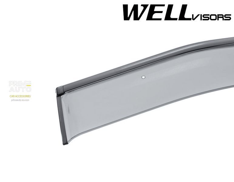 Дефлекторы окон к-т 4 шт с черным хромированным молдингом Nissan Xterra 1999 - 2004 Wellvisors 3-847NS016 3-847NS016 фото