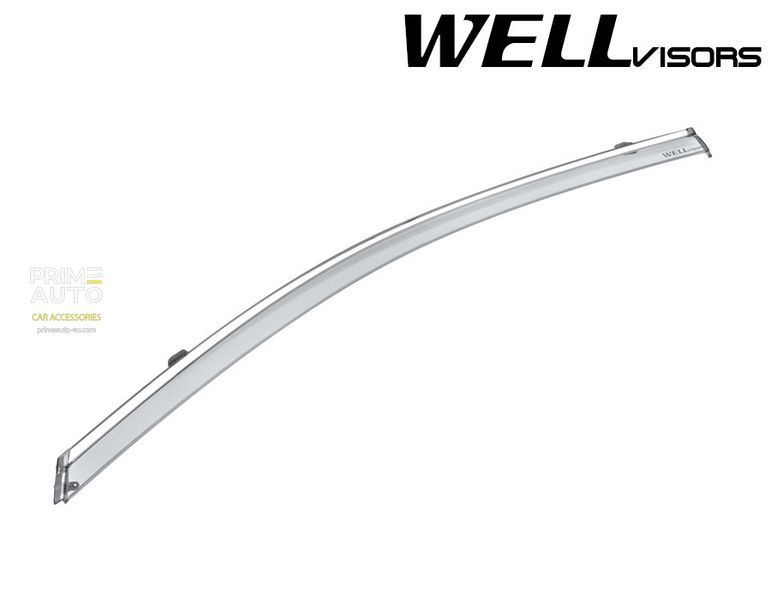 Дефлекторы окон к-т 4 шт с хромированным молдингом Toyota Avalon 2013 - 2018 Wellvisors 3-847TY050 3-847TY050 фото