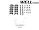 Дефлекторы окон к-т 4 шт с черным хромированным молдингом Nissan Xterra 1999 - 2004 Wellvisors 3-847NS016 3-847NS016 фото 4