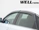 Дефлекторы окон к-т 4 шт с хромированным молдингом Toyota Avalon 2013 - 2018 Wellvisors 3-847TY050 3-847TY050 фото 3