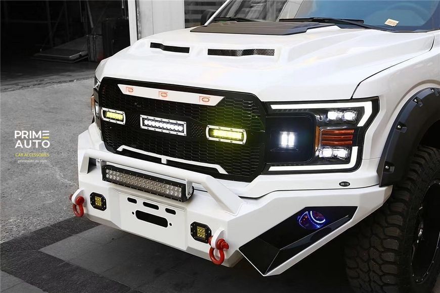 Faruri faţă Ford F-150 2018-2020 LED NOVA series culoare Alpha-negru AlphaRex 880165