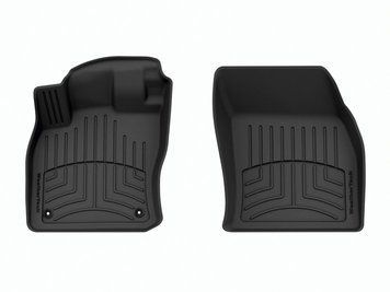 Car Mats 3D Liners High Performance Front Volkswagen Taos 2022 - 2024 Black WeatherTech 4416631IM