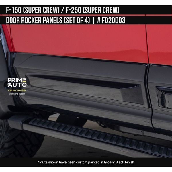 Door Molding SET Ford F-150 2015-2020 black AIR DESIGN FO20D03