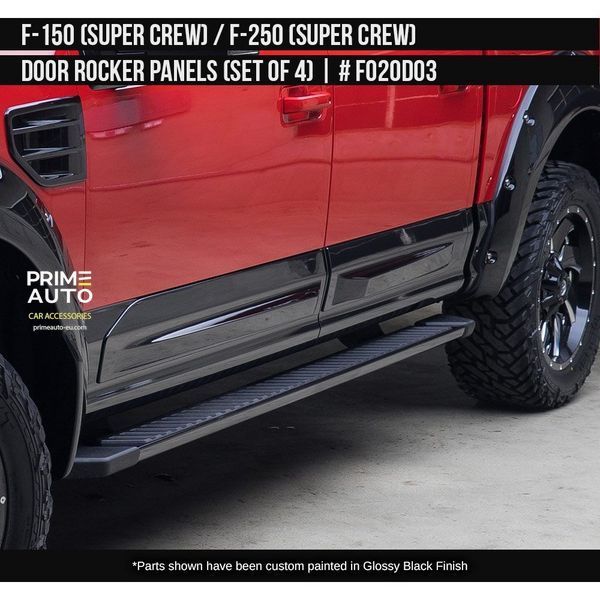 Door Molding SET Ford F-150 2015-2020 black AIR DESIGN FO20D03