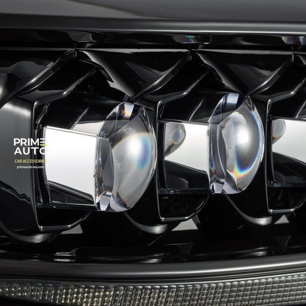 Front lights Toyota Sienna 2011-2020 LED NOVA series color Alpha-Black AlphaRex 880767