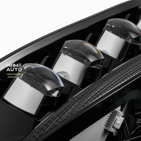 Front lights Toyota Sienna 2011-2020 LED NOVA series color Alpha-Black AlphaRex 880767