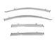 Window Deflectors 4pcs Set with Chrome Trim Toyota Corolla Cross 2022-2025 Wellvisors 3-847TY063