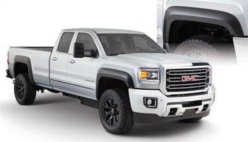 Fender Flares set 4 PCs GMC Sierra 2500/3500 HD 2015-2019 Extended-A-style black Bushwacker 40966-02