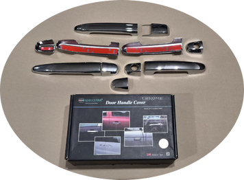 Handle covers set 4 pcs chrome Toyota Camry 2001 - 2006 Wellstar DHCT09