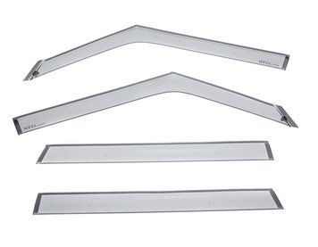 Window Deflectors 4pcs Set Premium Series Kia Soul 2014-2019 Wellvisors 3-847KA020