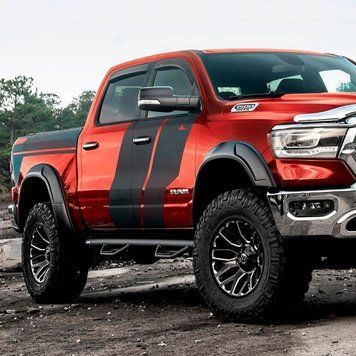 Fender Flares set 4 PCs Ford F-250 Super Duty 2017-2022 DRT-style black Bushwacker 20951-02
