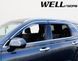 Дефлекторы окон к-т 4 шт с хромированным молдингом Hyundai Palisade 2020 - 2025 Wellvisors 3-847HY021 3-847HY021 фото 9