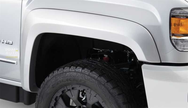 Fender Flares set 4 PCs GMC Sierra 2500/3500 HD 2015-2019 Extended-A-style black Bushwacker 40966-02