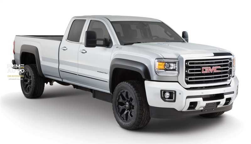 Fender Flares set 4 PCs GMC Sierra 2500/3500 HD 2015-2019 Extended-A-style black Bushwacker 40966-02