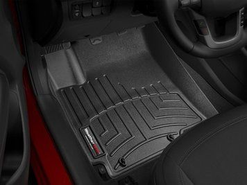 Car Mats 3D Liners Front Kia Rio 2012 - 2017 Black WeatherTech 443951