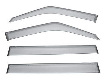 Owiewki do szyb samochodowych num 4 szt Premium seria Nissan Armada 2011 - 2023 Wellvisors 3-847IN007