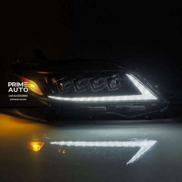 Передние фары Toyota Sienna 2011-2020 LED NOVA серия черные AlphaRex 880768 880768 фото