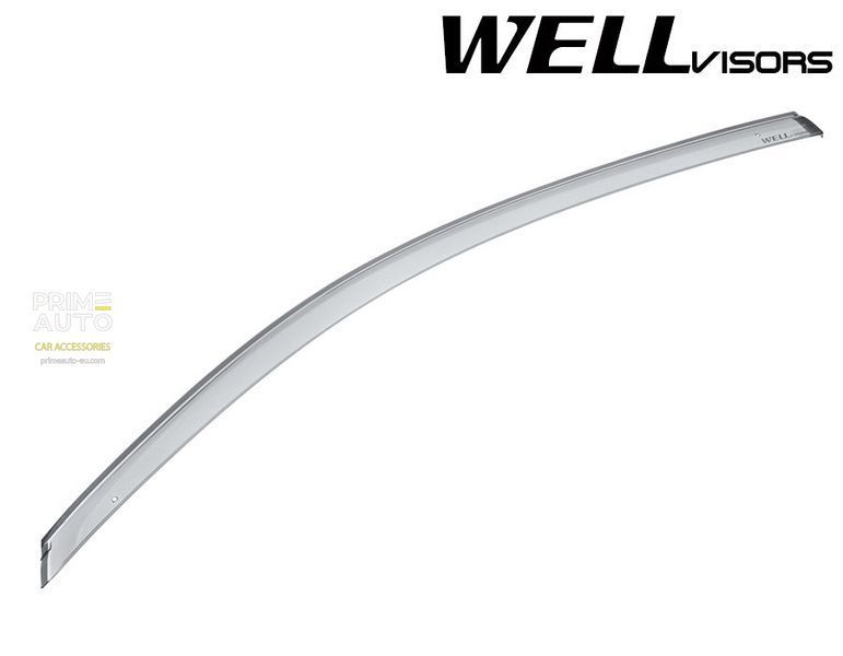 Owiewki do szyb samochodowych prz&oacute;d Premium seria Fiat 500 2012 - 2019 Wellvisors 3-847FA001