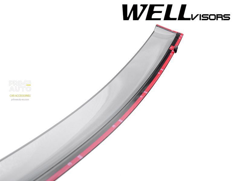 Дефлекторы окон к-т 4 шт с хромированным молдингом Toyota Venza 2008 - 2015 Wellvisors 3-847TY036 3-847TY036 фото