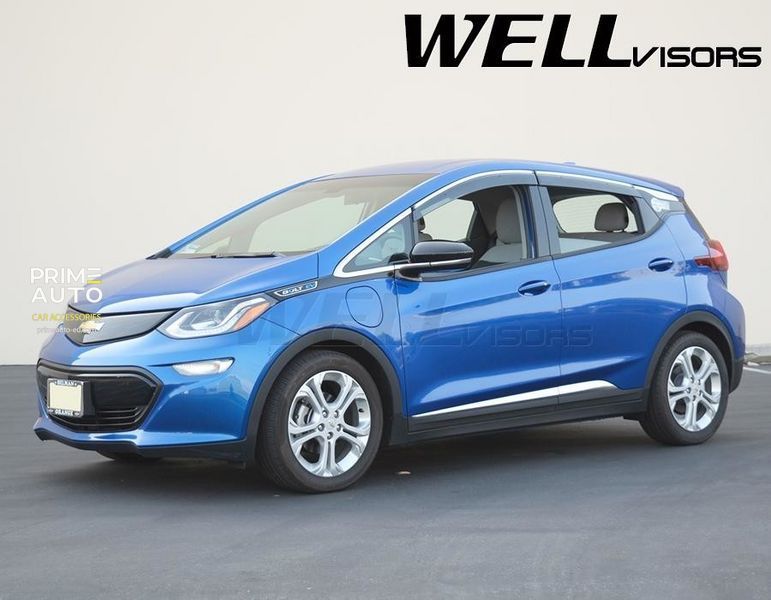 Дефлекторы окон к-т 4 шт с хромированным молдингом Chevrolet Bolt 2017 - 2025 Wellvisors 3-847CH027 3-847CH027 фото