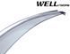 Дефлекторы окон к-т 4 шт с хромированным молдингом Toyota Venza 2008 - 2015 Wellvisors 3-847TY036 3-847TY036 фото 12