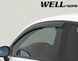 Owiewki do szyb samochodowych prz&oacute;d Premium seria Fiat 500 2012 - 2019 Wellvisors 3-847FA001