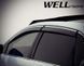 Дефлекторы окон к-т 4 шт с хромированным молдингом Toyota Venza 2008 - 2015 Wellvisors 3-847TY036 3-847TY036 фото 7