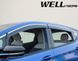 Дефлекторы окон к-т 4 шт с хромированным молдингом Chevrolet Bolt 2017 - 2025 Wellvisors 3-847CH027 3-847CH027 фото 4